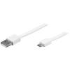 Goobay Πλατύ Καλώδιο USB A αρσ. σε Micro USB B αρσ. 1m Συμβατό με τα Περισσότερα Κινητά Τηλέφωνα Λευκό 63334 Goobay Πλατύ Καλώδιο USB A αρσ. σε Micro USB B αρσ. 1m Συμβατό με τα Περισσότερα Κινητά Τηλέφωνα Λευκό 63334